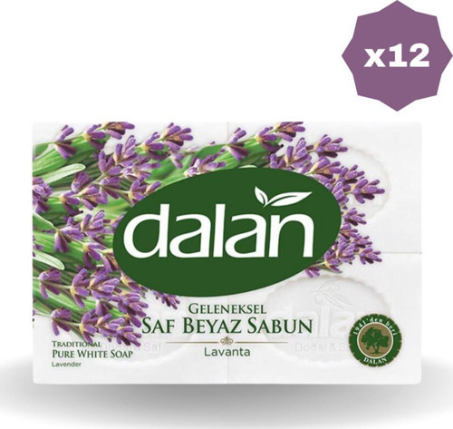 4'Lü Lavantalı Banyo Sabunu 600 Gr - (12 Adet)