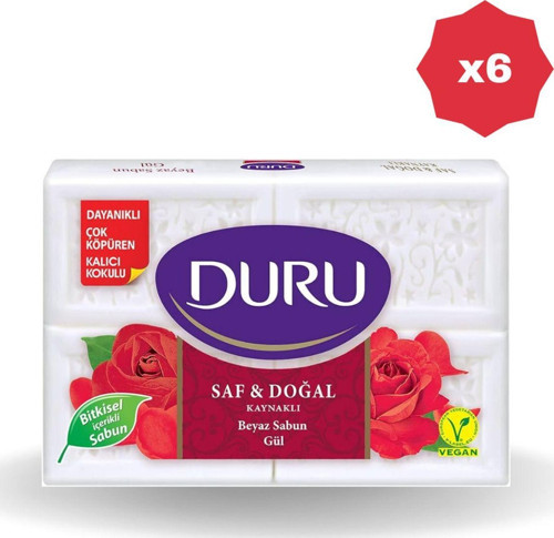 Gül Banyo Sabunu 600 Gr - (6 Adet)