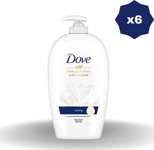 Nemlendirici Sıvı Sabun 450 Ml - (6 Adet)