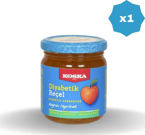 Diyabetik Kayısı Reçeli 240 Gr - (1 Adet)