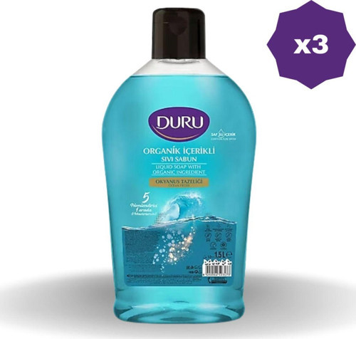 Sıvı Sabun Okyanus 1.5Lt - (3 Adet)