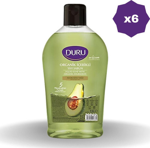 Avakado Sıvı Sabun 1.5Lt - (6 Adet)