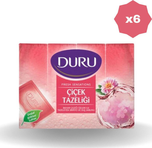 Fresh Çiçek Tazeliği Duş Sabunu 4'Lü 150 Gr - (6 Adet)