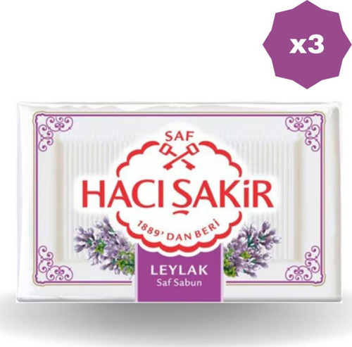 Hacışakir Leylak Kokulu Banyo Sabunu 150 Gr - (3 Adet)
