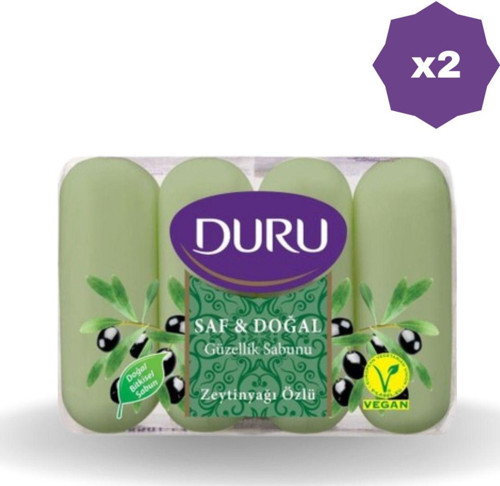 Sabun Saf&Doğal Zeytinyağlı 4X70 Gr - (2 Adet)