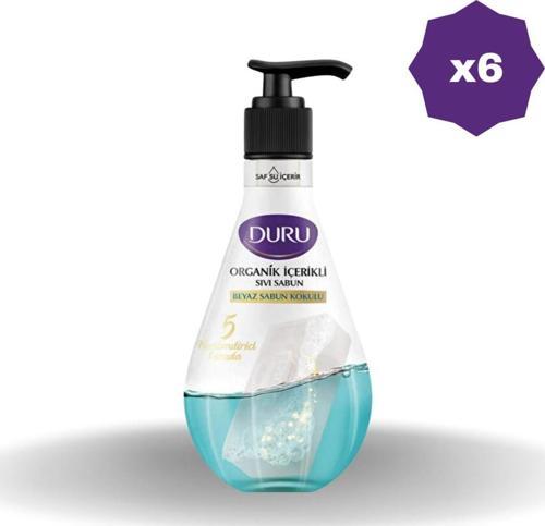 Sıvı Sabun Beyaz Sabun Kokulu 500 Ml - (6 Adet)