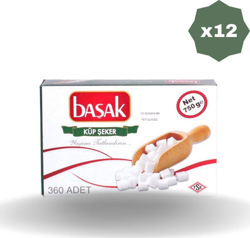 Küp Şeker 750 Gr - (12 Adet)