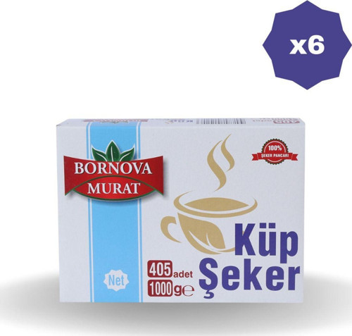 Küp Şeker 405'Li 1 Kg X 6 Adet