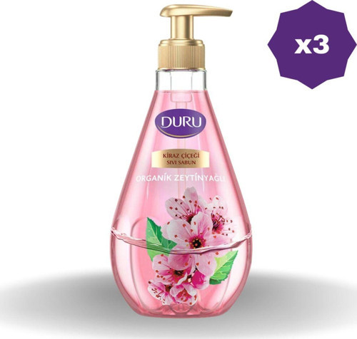 Sıvı Sabun Kiraz Çiçeği 500 Ml - (3 Adet)