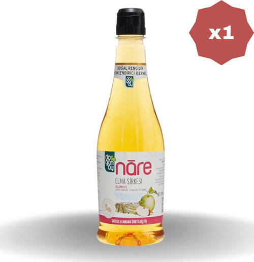 Nare Elma Sirkesi Pet 500 Ml - (1 Adet)