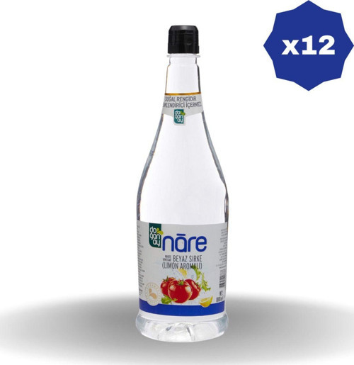 Nare Pet Beyaz Sirke 1000 Ml - (12 Adet)