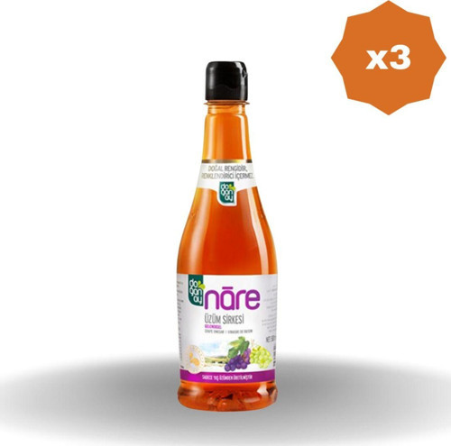 Nare Pet Üzüm Sirkesi 500 Ml - (3 Adet)