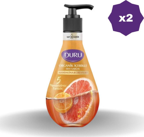 Sıvı Sabun Mandalina Ve Greyfurt 500 Ml - (2 Adet)
