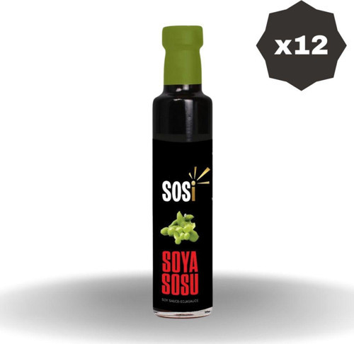 Soya Sosu Cam 250 Ml - (12 Adet)