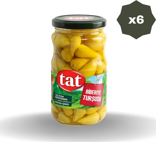 Biberiye Turşusu 330 Gr - (6 Adet)