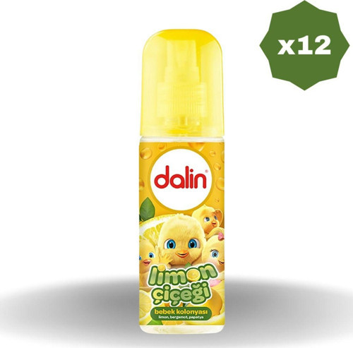 Dalin Bebe Kolonya Limon Çiçeği 150 Ml - (12 Adet)