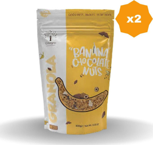 Granola Muz-Çikolata 350 Gr - (2 Adet)