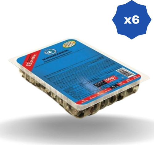 Marmarabilik Zeytin 321-350 Ekstra Vakumlu 200 Gr - (6 Adet)