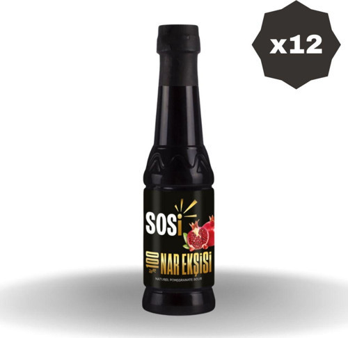 %100 Pet Nar Ekşisi 470 Gr - (12 Adet)