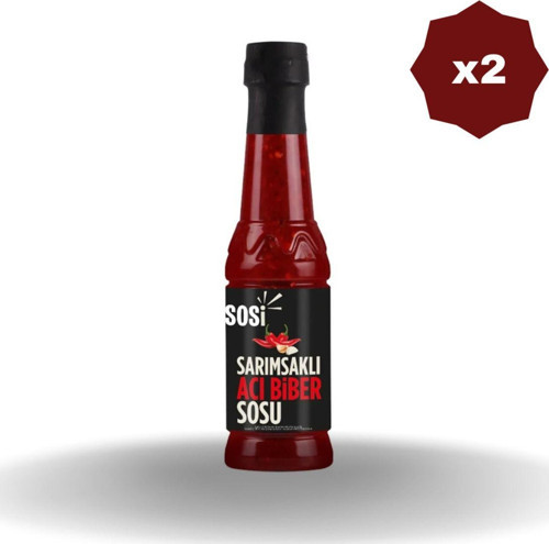 Acı Biber Sosu Sarımsaklı 350 Ml - (2 Adet)
