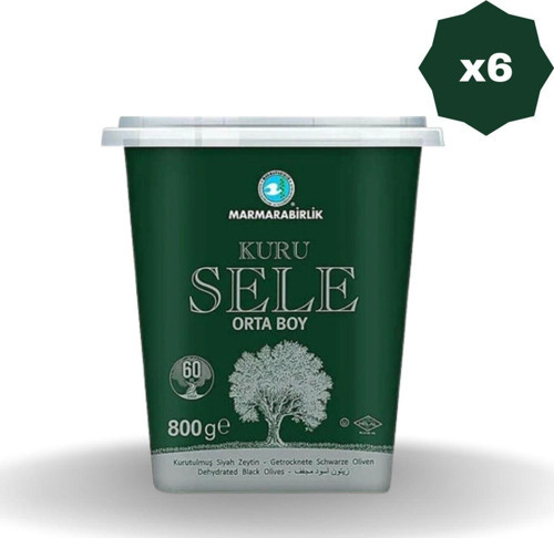 Marmarabi̇Rli̇K Zeyti̇N 381-410 Lüks Kuru Sele Pet 800 Gr- (6 Adet)