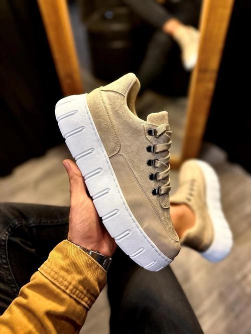 Yüksek Taban Günlük Vizon Erkek Ayakkabısı