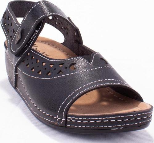 DZA37-1818 Siyah Günlük Ortopedik KadınSandalet