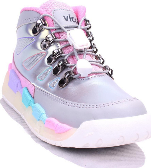 Ellen 946F24K417 Gri Ortopedik Günlük Işıklı Kız Çocuk Spor Bot