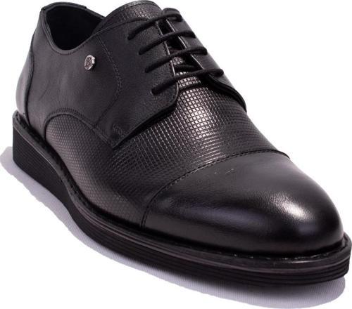 DMA08-860 Siyah Ortopedik Günlük Erkek Deri Ayakkabı