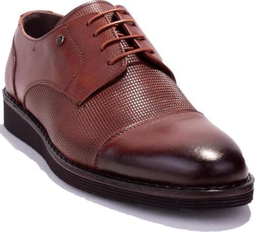 DMA08-860 Taba Ortopedik Günlük Erkek Deri Ayakkabı