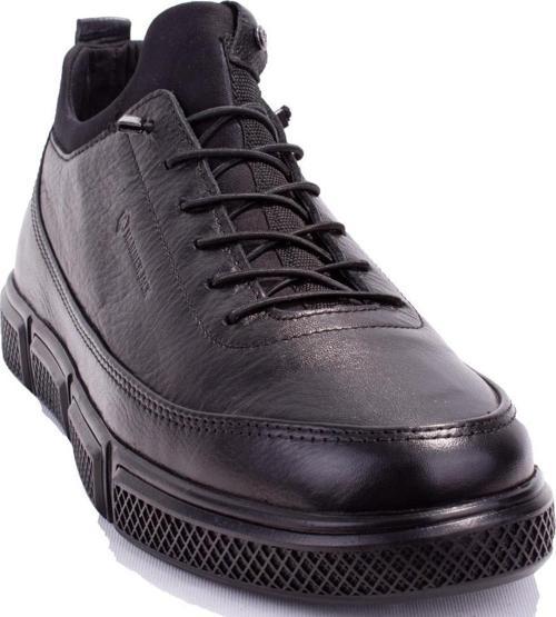 10219676 Siyah Ortopedik Günlük Erkek Deri Ayakkabı