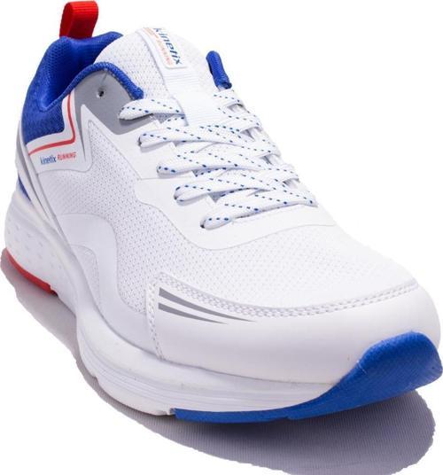 Evorıder Beyaz Mavi Ortopedik Günlük Erkek Spor Ayakkabı