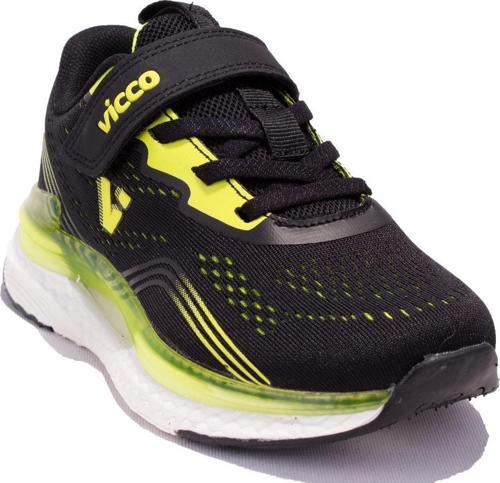 Nebula 346F24Y113 Siyah Yeşil Ortopedik Erkek Çocuk Spor Ayakkabı