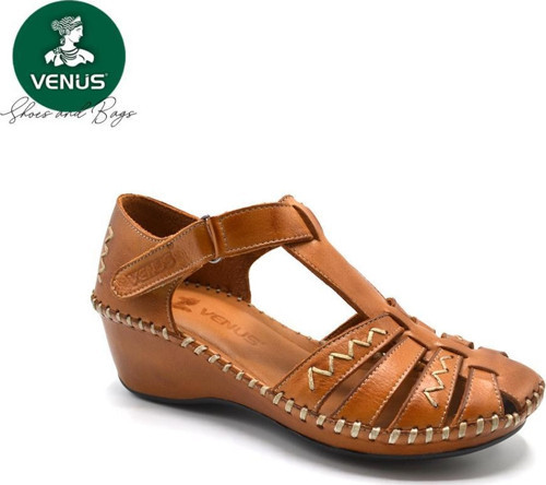 23033085Y BURNU KAPALI DOLGU TABAN KADIN SANDALET