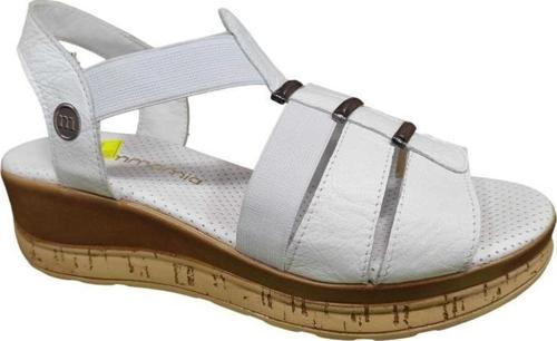 D24YS-1480 DOLGU TABAN DERİ KADIN SANDALET