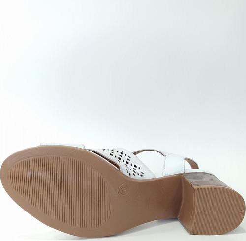 1857209Y KADIN DERİ TOPUKLU SANDALET