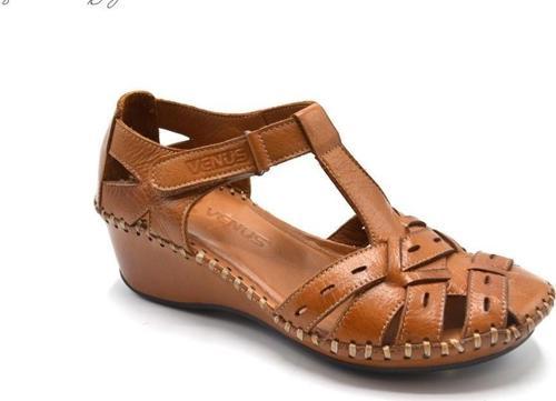 22793083 DOLGU TOPUK YANLARI AÇIK DERİ KADIN SANDALET