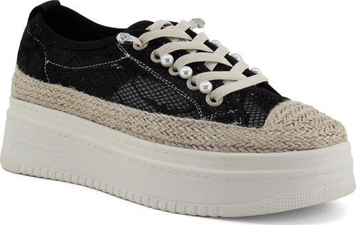 23Y385 YÜKSEK TABAN FİLELİ KADIN SNEAKER SPOR AYAKKABI