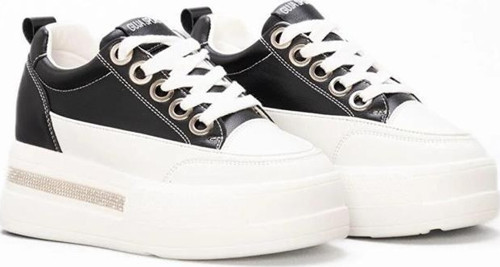 24Y492 GİZLİ DOLGU TAŞLI KADIN SNEAKER AYAKKABI
