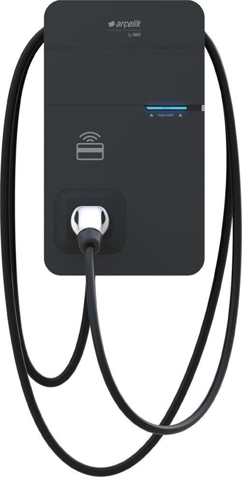 AR AX 32 RFID 22 KW Elektrikli Araç Şarj İstasyonu uyumlu
