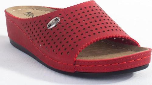 DZA37-1825 Kırmızı Günlük Ortopedik Kadın Terlik