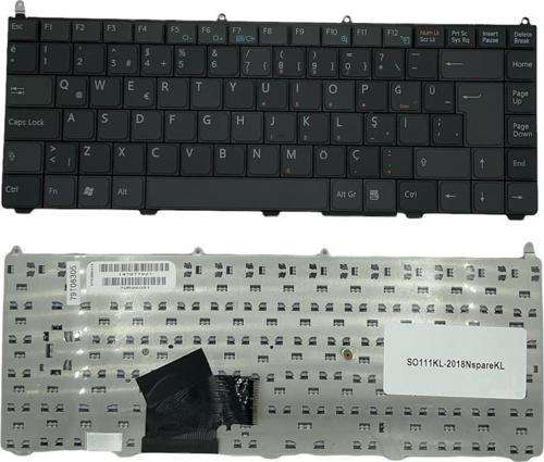 Sony Vaio VGN-FE11SR, VGN-FE21B Uyumlu Laptop Klavye Siyah TR