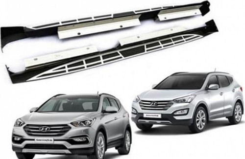 Hyundai Santa Fe 2013 2018 Oto Yan Basamak Side Step SQUARE Style