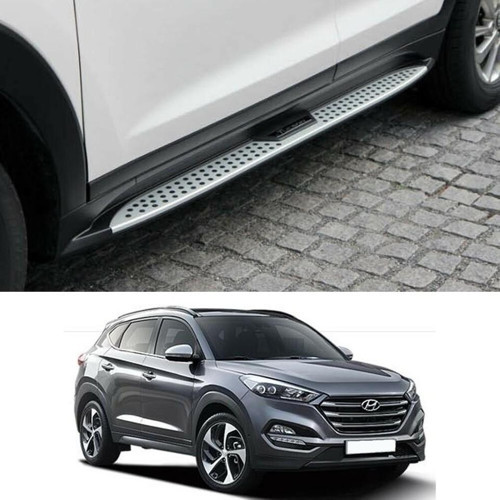 Hyundai Tucson Uyumlu 2004 2014 Yan Basamak Side Step Oem Style Siyah