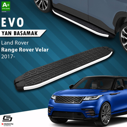S-Dizayn Land Rover Range Rover Velar Evo Aluminyum Yan Basamak 193 Cm 2017 Üzeri A+ Kalite