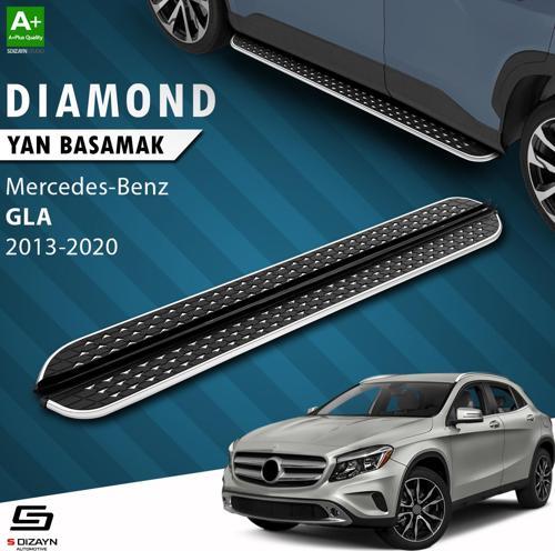 S-Dizayn GLA X156 Diamond Krom Yan Basamak 183 Cm 2013-2020 A+ Kalite