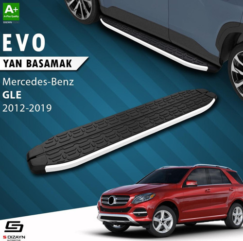 S-Dizayn GLE W166 Evo Aluminyum Yan Basamak 193 Cm 2012-2019 A+ Kalite