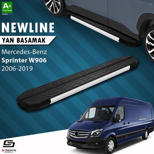 S-Dizayn Sprinter W906 Kısa Şase NewLine Aluminyum Yan Basamak 263 Cm 2006-2019 A+ Kalite