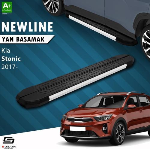 S-Dizayn Kia Stonic NewLine Aluminyum Yan Basamak 173 Cm 2017 Üzeri A+ Kalite