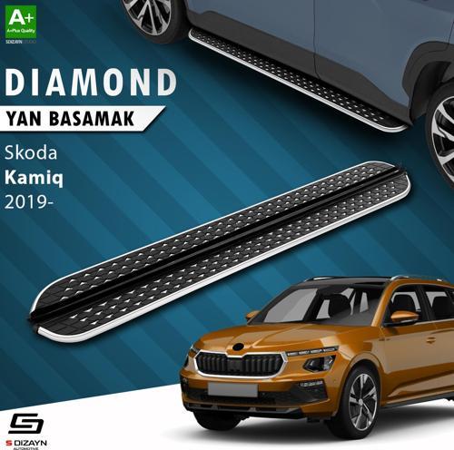 S-Dizayn Skoda Kamiq Diamond Krom Yan Basamak 183 Cm 2019 Üzeri A+ Kalite